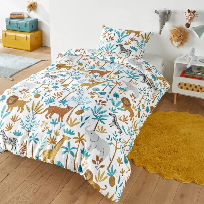 La Redoute Recycled Microfibre Bed Set with Rectangular Pillowcase