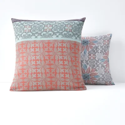 La Redoute Bergame Floral 100% Cotton Flannel Pillowcase
