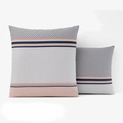 La Redoute Nayma Geometric 100% Cotton Pillowcase