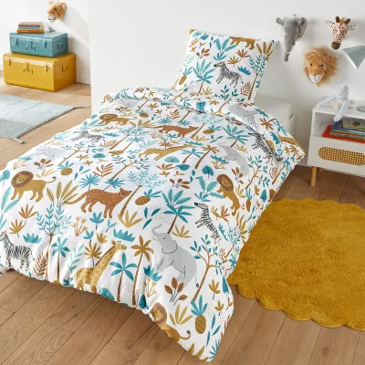 La Redoute Recycled Microfibre Bed Set with Square Pillowcase