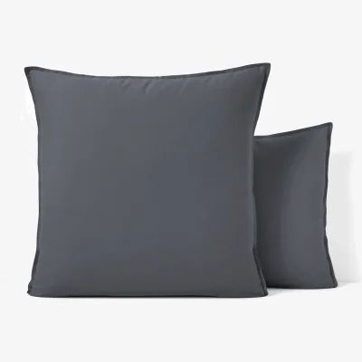 La Redoute Scenario Plain 100% Washed Cotton Pillowcase