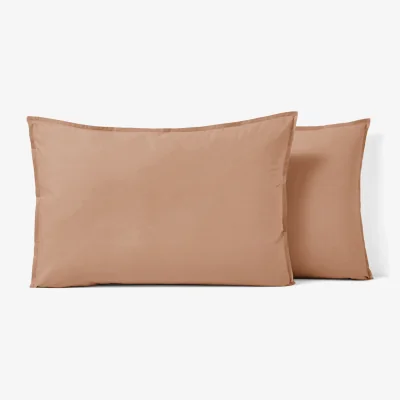 La Redoute Scenario Plain 100% Cotton Percale 200 Thread Count Pillowcase