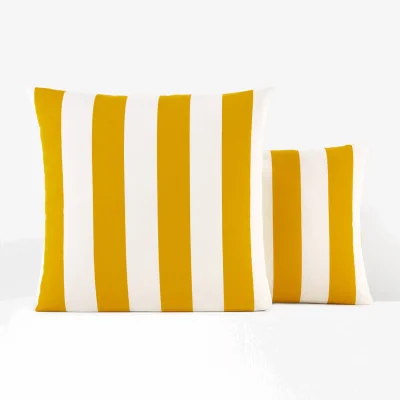 La Redoute Hendaye Striped Cotton Pillowcase