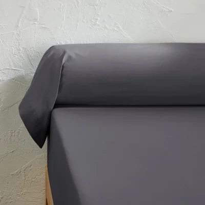 La Redoute Best Quality Plain 100% Cotton Percale 200 Thread Count Bolster Pillowcase