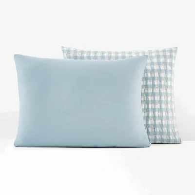 La Redoute Camilien Checked Polycotton Pillowcase