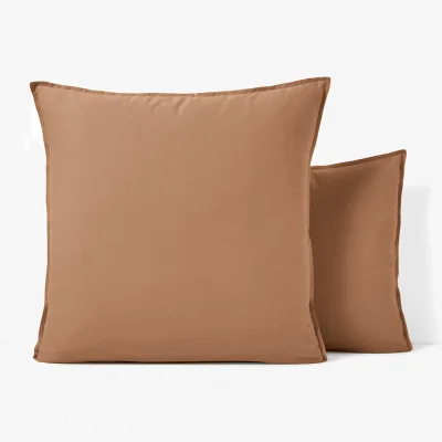 La Redoute Scenario Plain 100% Washed Cotton Pillowcase