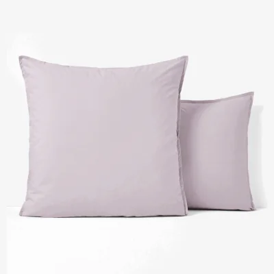 La Redoute Plain Organic Cotton Percale 200 Thread Count Pillowcase