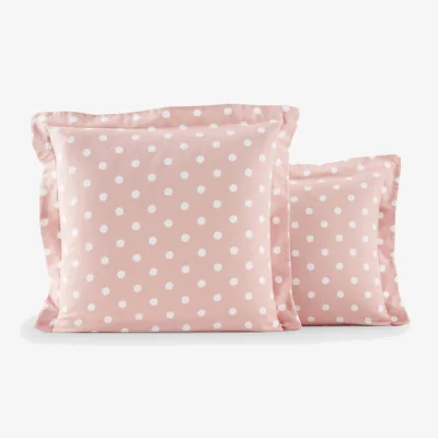 La Redoute Clarisse Polka Dot Brushed Cotton Pillowcase