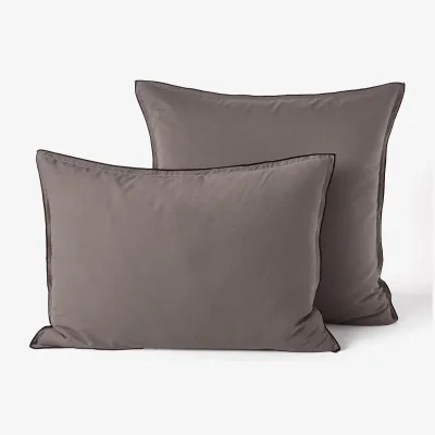 La Redoute 100% Organic Washed Cotton Muslin 400 Thread Count Pillowcase