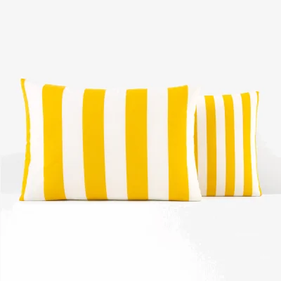 La Redoute Hendaye Striped Cotton Pillowcase