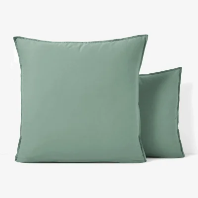 La Redoute Scenario Plain 100% Washed Cotton Pillowcase