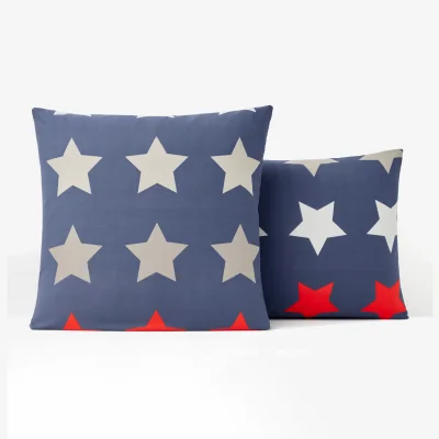 La Redoute Stars Star 100% Cotton Pillowcase