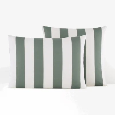 La Redoute Paco Striped 30% Recycled Cotton Pillowcase
