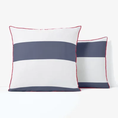 La Redoute Yacht Striped 100% Cotton Pillowcase
