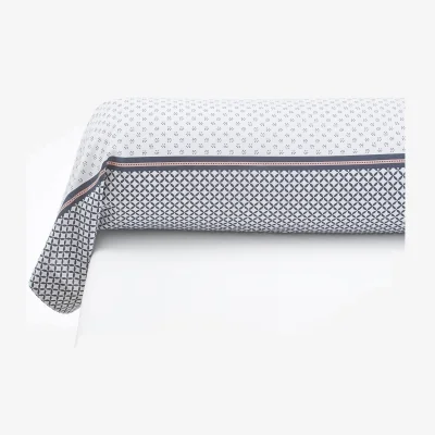 La Redoute Nayma Geometric 100% Cotton Bolster Pillowcase