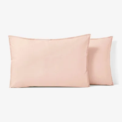 La Redoute Scenario Plain 100% Cotton Percale 200 Thread Count Pillowcase