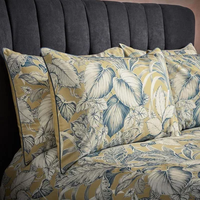 La Redoute Tivoli Havana Tropical 100% Cotton Pillowcase