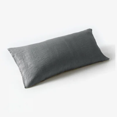 La Redoute Elina 100% Washed Linen Bolster Pillowcase