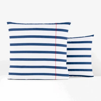 La Redoute Malo Striped 100% Cotton Pillowcase