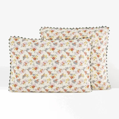 La Redoute Missia Floral 100% Cotton Muslin Pillowcase