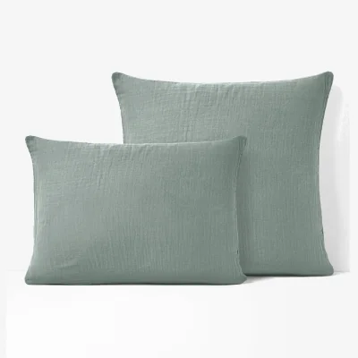 La Redoute Kumla Plain Cotton Muslin Pillowcase