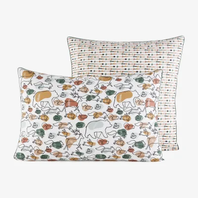 La Redoute Javana Animal 100% Organic Cotton 400 Thread Count Pillowcase