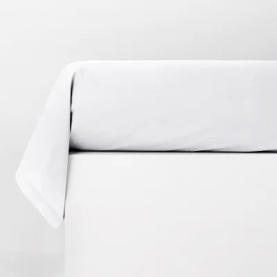 La Redoute Best Quality Plain 100% Cotton Percale 200 Thread Count Bolster Pillowcase