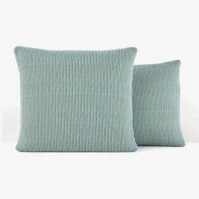 La Redoute Lior Striped Linen Cotton Pillowcase