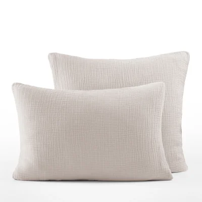 La Redoute Yafa 100% Organic Cotton Muslin 200 Thread Count Pillowcase