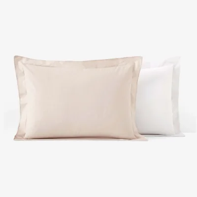 La Redoute Two-Tone Cotton Pillowcase