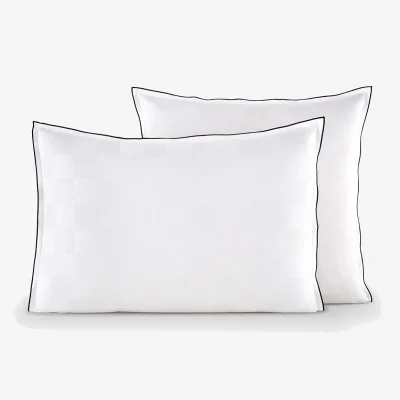 La Redoute Victor Checkerboard Washed Cotton Satin Pillowcase