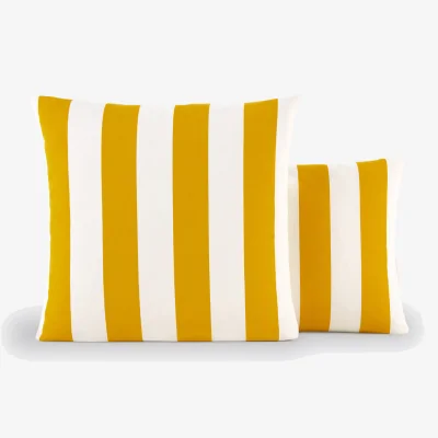 La Redoute Hendaye Yellow Cotton Pillowcase