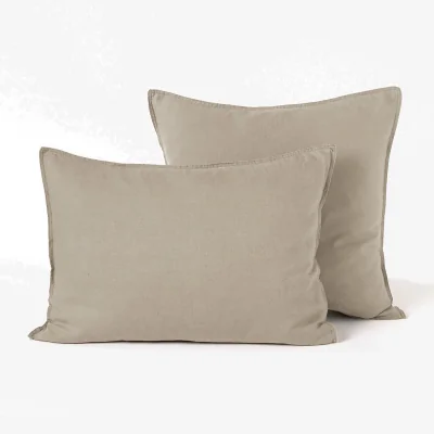 La Redoute Elina 100% Washed Linen Pillowcase