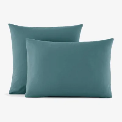 La Redoute Scenario Plain Cotton Percale 200 Thread Count Pillowcase