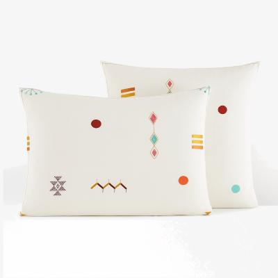 La Redoute Imani Embroidered Vintage 100% Cotton Pillowcase