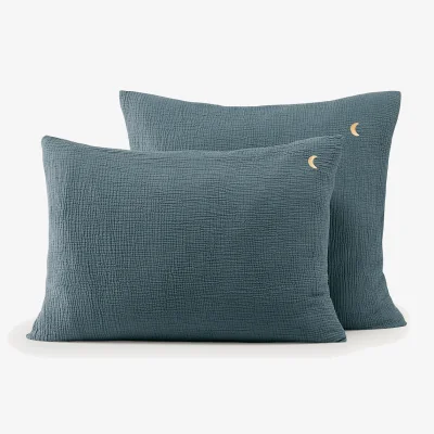 La Redoute Cuddly Organic Cotton Muslin 200 Thread Count Pillowcase