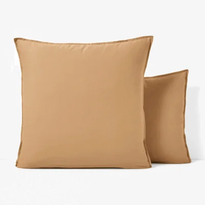 La Redoute Scenario Plain 100% Washed Cotton Pillowcase