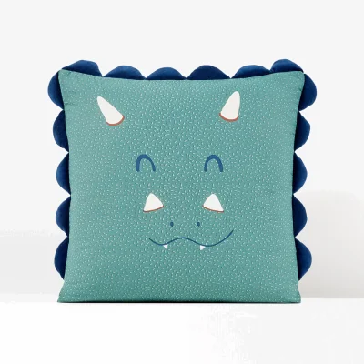 La Redoute Little Dino Dinosaur 100% Cotton Pillowcase