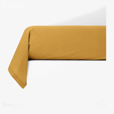 La Redoute Best Quality Plain 100% Cotton Percale 200 Thread Count Bolster Pillowcase
