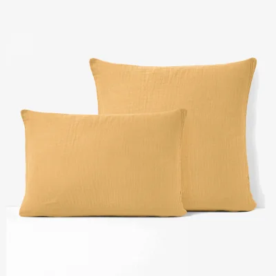 La Redoute Kumla Plain Cotton Muslin Pillowcase