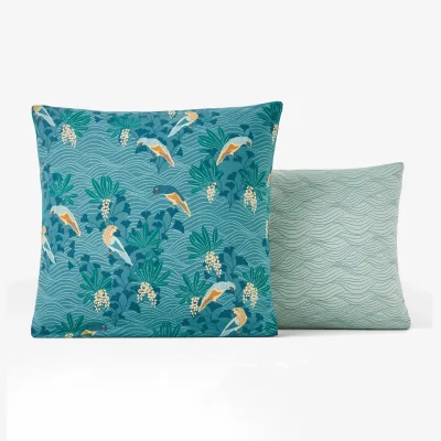 La Redoute Minami Exotic 100% Cotton Percale 200 Thread Count Pillowcase