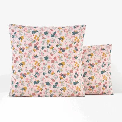 La Redoute Callas Floral 100% Washed Cotton Pillowcase