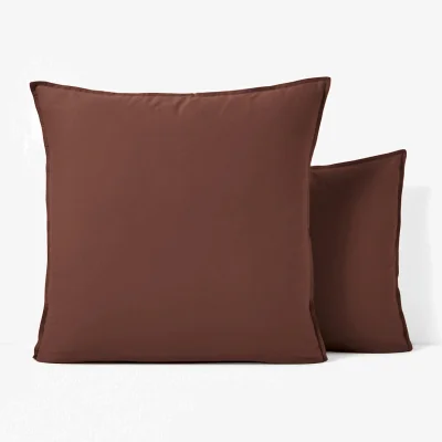 La Redoute Scenario Plain 100% Washed Cotton Pillowcase
