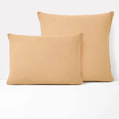 La Redoute Kumla Plain 100% Cotton Muslin Pillowcase