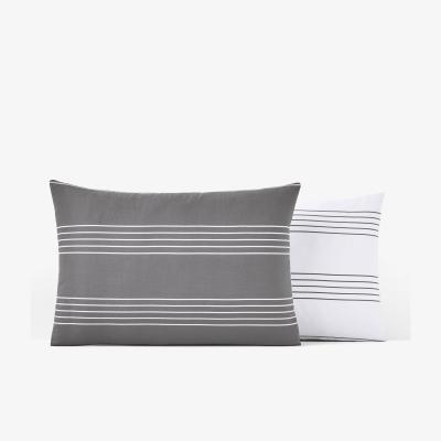 La Redoute Horizon Striped Cotton Pillowcase