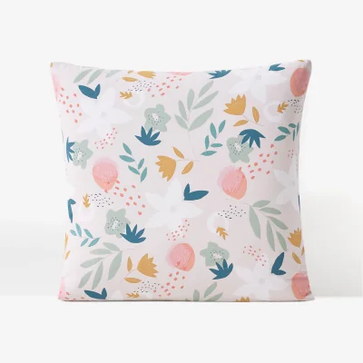 La Redoute Vahina Floral 100% Organic Cotton Pillowcase