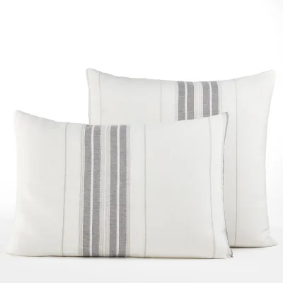 La Redoute Lorencia Striped Linen Hemp Pillowcase