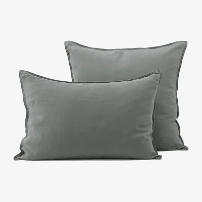 La Redoute Helm 100% Washed Hemp Pillowcase