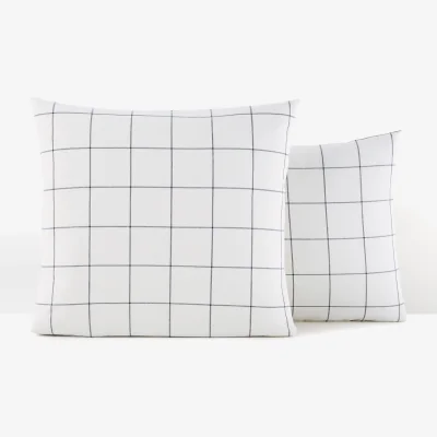 La Redoute Pia Checks Cotton Pillowcase