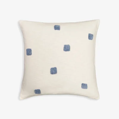 La Redoute Vilnis Gometric Tufted 100% Cotton Pillowcase